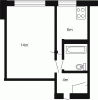 1 istaba - 27 m2